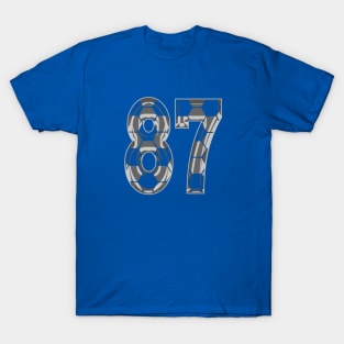 Soccer Number 87 Soccer Jersey #87 Soccer Mom Player Fan T-Shirt